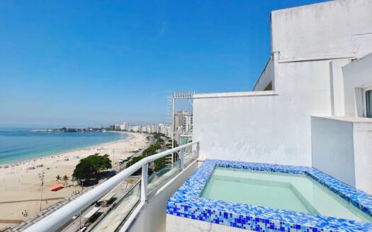 COBERTURA DE LUXO COM VISTA PARA A PRAIA EM COPACABANA