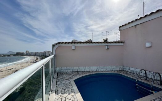 Lussuoso attico duplex con vista panoramica sull'oceano a Copacabana22