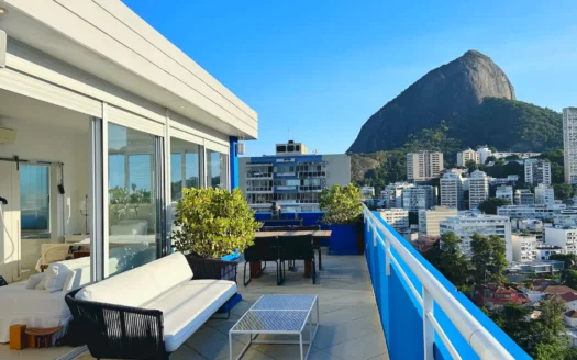 Penthouse duplex exquis avec vue magnifique à Ipanema