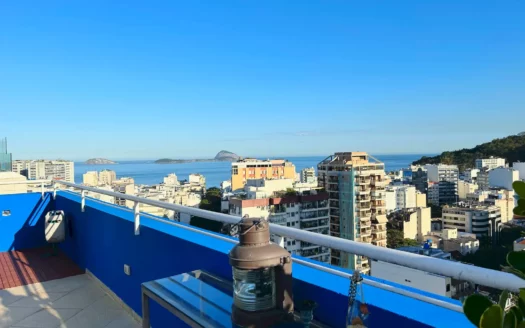 REQUINTADA COBERTURA DUPLEX COM VISTAS MAGNÍFICAS EM LEBLON