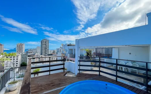 RARA JOYA DE INVERSIÓN: ÁTICO CON IMPRESIONANTES VISTAS AL MAR Y UNA INFRAESTRUCTURA DE PRIMERA EN IPANEMA