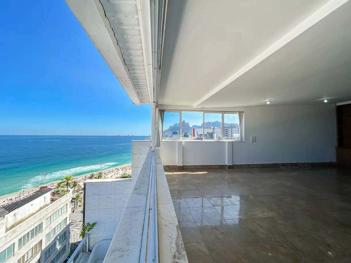 Duplex penthouse for rent in Ipanema Rio de Janeiro with sea view
