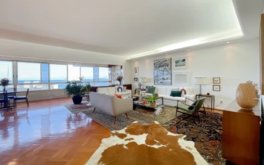 APARTAMENTO DE TIRAR O FÔLEGO COM VISTA PANORÂMICA DA PRAIA DE IPANEMA