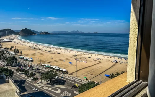 科帕卡巴纳豪华顶层公寓的壮丽景色和无与伦比的优雅气质