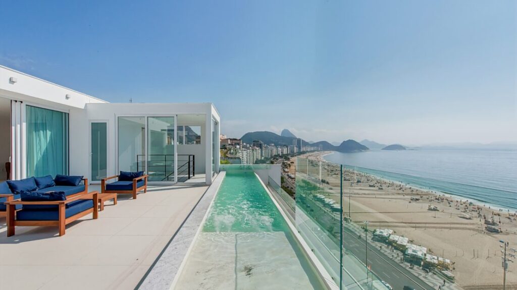 科帕卡巴纳海滩六卧室顶层豪华公寓待售