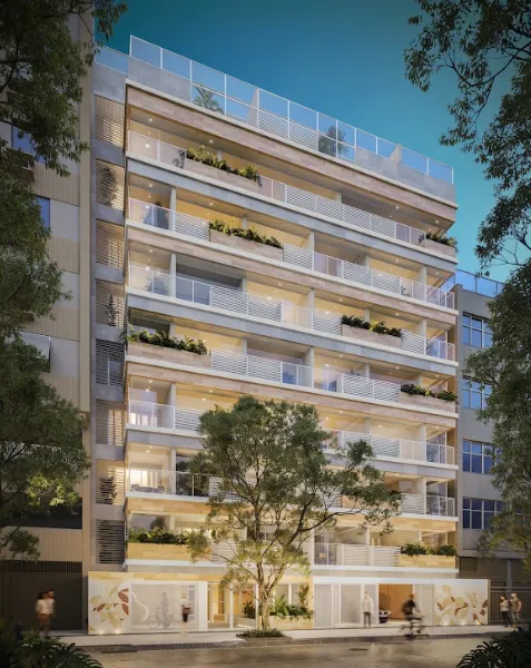 Luxury residential buildings in Rio de Janeiro South Zone