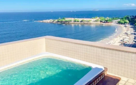 Penthouse en bord de mer à vendre sur l'Avenida Atlântica, Copacabana