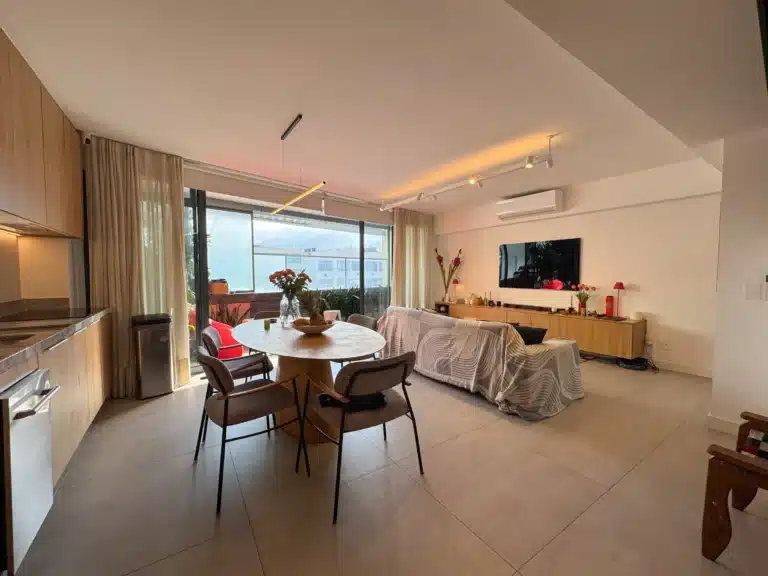 Ático dúplex en Leblon con vistas a la montaña – 139 m², 2 suites, edificio FORMA