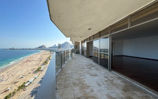 Leme seafront apartment with panoramic views