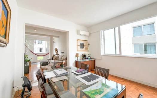 Ipanema Apartment for Sale Near Arpoador – 100m², Tree Canopy & Sea Corridor Views