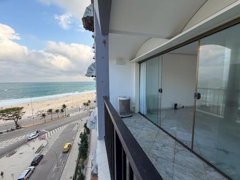 Appartamento con vista mare in affitto a Ipanema, in via Vieira Souto