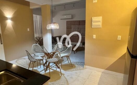 Offener Wohn- und Essbereich der Wohnung „Barata Ribeiro“ in Copacabana