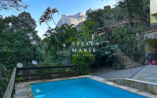Haus in der Estrada das Canoas in São Conrado zu verkaufen – mit Pool und Meerblick