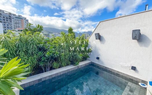 Penthouse à Leblon avec sauna privé – piscine privée sur la terrasse du toit
